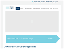 Tablet Screenshot of drgodbout.com